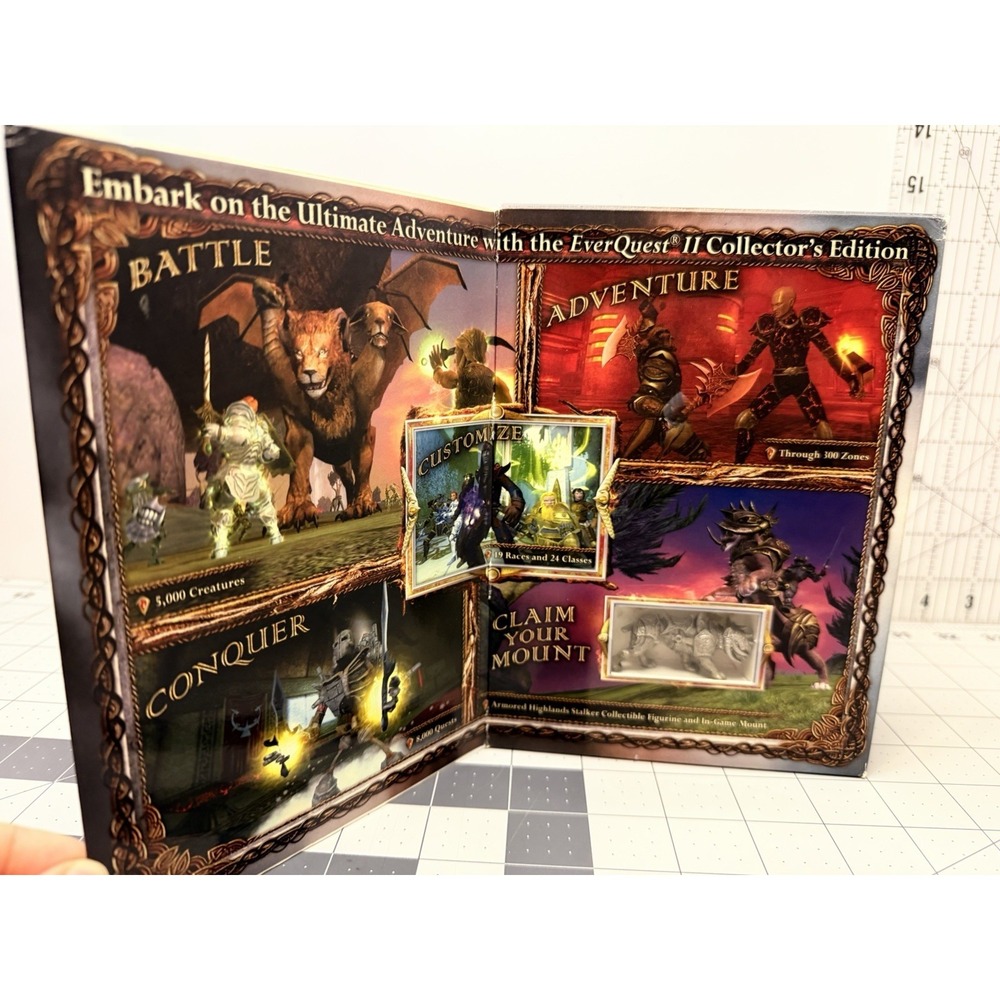 EverQuest II 2 Sentinel's Fate Collector's Edition PC 2010 Big Box - Picture 2 of 8